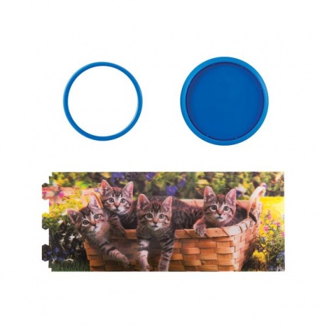Подставка-стакан для канцелярских принадлежностей BRAUBERG, 3D-эффект, Котята, D 87x106 мм, 236439, (5 шт.) - фото 3