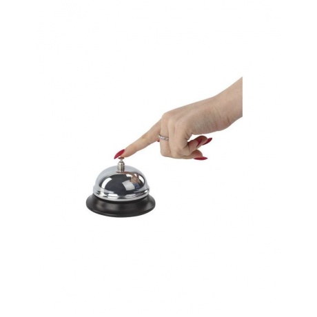 Звонок настольный для ресепшн, хромированный, диаметр 8,5см, BRAUBERG - фото 3