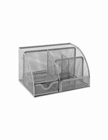 Подставка-органайзер металлическая BRAUBERG, 7 секций, 125х220х1...