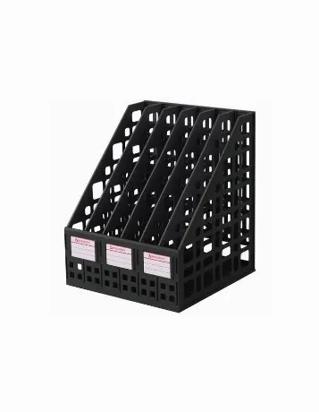 Лоток вертикальный для бумаг BRAUBERG "MAXI Plus", 240 мм, 6 отд...