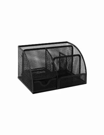 Подставка-органайзер металлическая BRAUBERG, 7 секций, 125х220х1...