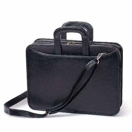 Портфель Карьера, 36х31х7 см, искусственная кожа, 2 отделения, н...