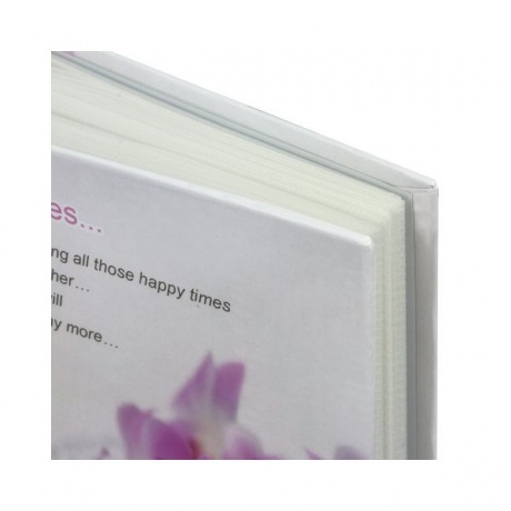 Фотоальбом BRAUBERG на 100 фотографий 10х15 см, твердая обложка, Орхидеи, бело-розовый, 390663 - фото 6