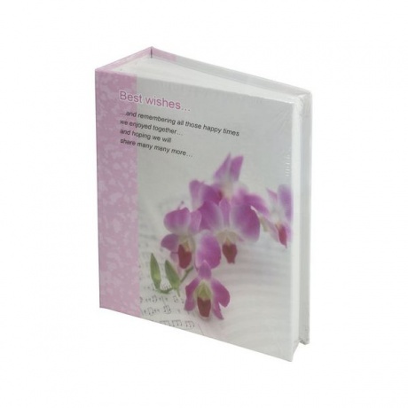 Фотоальбом BRAUBERG на 100 фотографий 10х15 см, твердая обложка, Орхидеи, бело-розовый, 390663 - фото 10