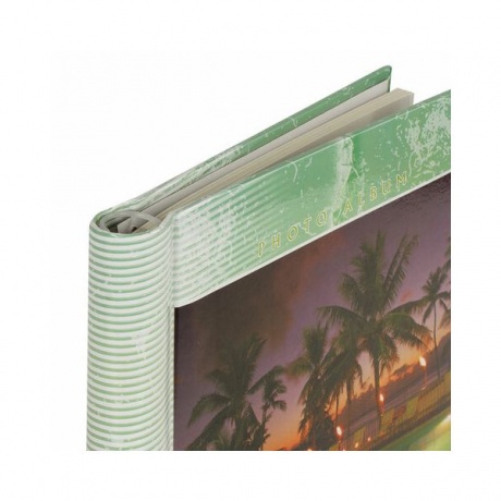 Фотоальбом BRAUBERG на 20 магнитных листов, 23х28 см, Курорт, индивидуальный бокс, зеленый, 390687 - фото 6