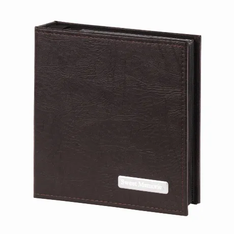 Фотоальбом BRAUBERG на 200 фото 10х15 см, под фактурную кожу, ин...