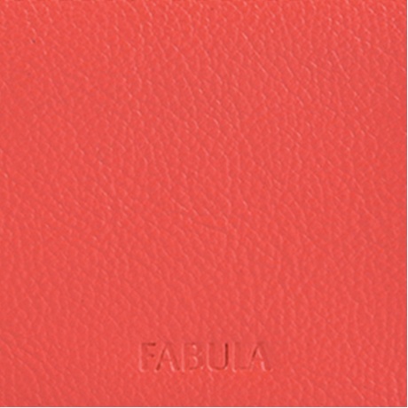 Визитница карманная FABULA Friends на 40 визиток, натуральная кожа, тиснение, грейпфрут, V.38.CH - фото 4