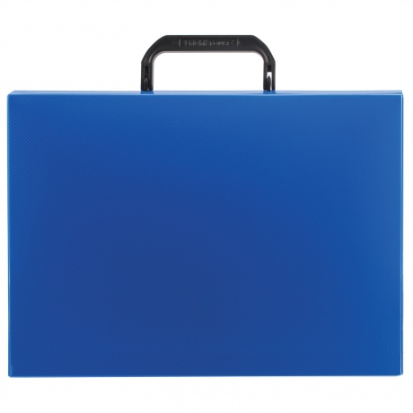 Портфель пластиковый ERICH KRAUSE Glance Vivid, А4 (335х230х35 мм), без отделений, фактура диагональ, ассорти, 43108, (3 шт.) - фото 5