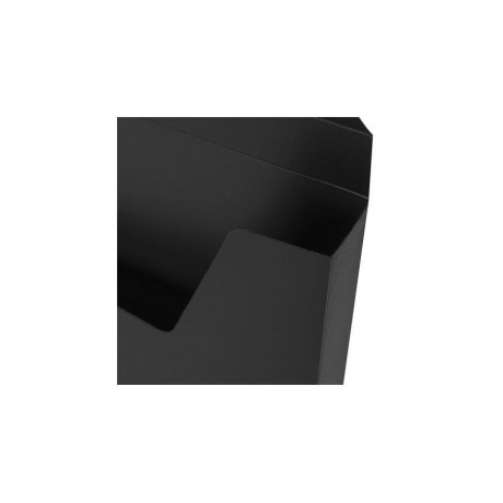 Портфель пластиковый STAFF А4 (320х225х36 мм), без отделений, черный, 229241 - фото 3