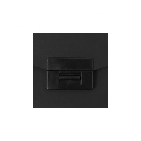 Портфель пластиковый STAFF А4 (320х225х36 мм), без отделений, черный, 229241 - фото 5