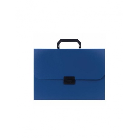 Портфель пластиковый STAFF А4 (330х235х36 мм), 7 отделений, индексные ярлыки, синий, 229242 - фото 1