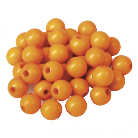 Бусины для творчества Шарики, 8 мм, 30 грамм, желтые, оранжевые, зеленые, ОСТРОВ СОКРОВИЩ, 661234, (6 шт.) - фото 5