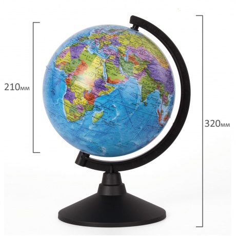 Глобус политический GLOBEN Классик, диаметр 210 мм, К012100008 - фото 2