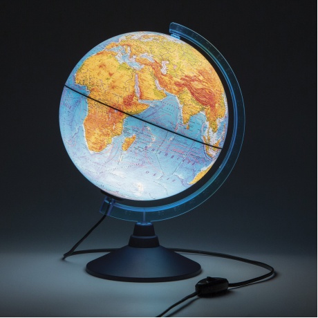Глобус физический GLOBEN Классик Евро, диаметр 250 мм, с подсветкой, Ке012500189 - фото 2