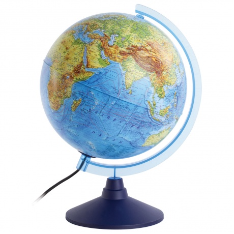 Глобус интерактивный физический/политический GLOBEN, диаметр 250 мм, с подсветкой, INT12500284 - фото 1
