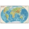Карта настенная Мир. Физическая карта, М-1:25 млн., размер 122х7...