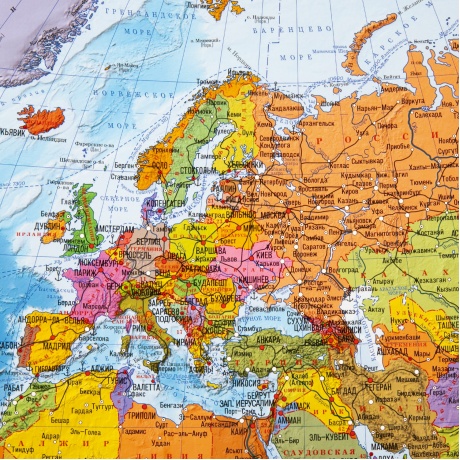 112384, Карта мира политическая 117х80 см, 1:28М, с ламинацией, интерактивная, европодвес, BRAUBERG, 112384 - фото 2
