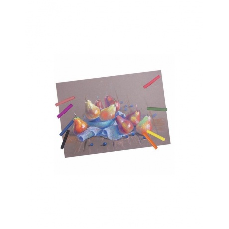 Пастель сухая художественная BRAUBERG ART DEBUT, 9 цветов, круглое сечение (10 шт.)  - фото 9