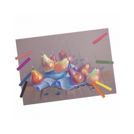 Пастель сухая художественная BRAUBERG ART DEBUT, 36 цветов, круглое сечение - фото 9