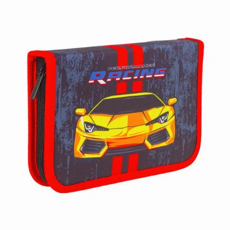 Пенал с наполнением BRAUBERG, 1 отделение, откидная планка, 24 п...