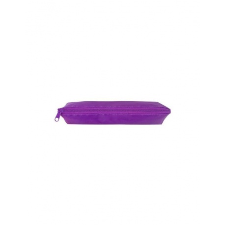 Пенал-косметичка ПИФАГОР на молнии, текстиль, фиолетовый, 19х4х9 см, 229003 - фото 2