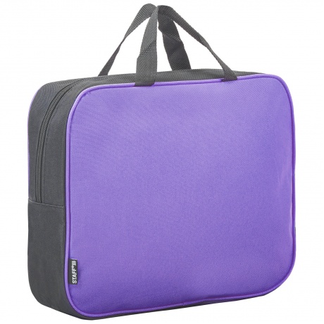 270741, Папка на молнии с ручками STAFF EVERYDAY, А4, ширина 80 ...