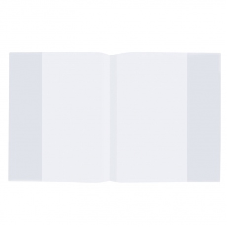 Обложка ПП для тетради и дневника ПИФАГОР прозрачная, плотная, 210х350 мм, 60 мкм, 223075, (Цена за 200 шт.) - фото 1