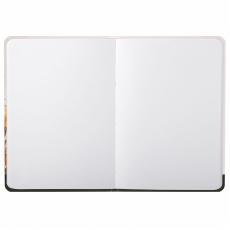 114580, Скетчбук, белая бумага 80 г/м2, 145х203 мм, 80 л., резинка, твердый, BRAUBERG ART DEBUT &quot;Тигр&quot;, 114580 - фото 6