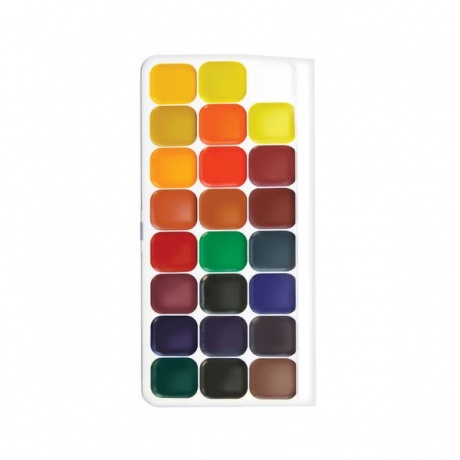 Краски акварельные художественные ЛУЧ Люкс, 24 цвета, на гуммиарабике, картонная коробка, 14С1039-08 - фото 4
