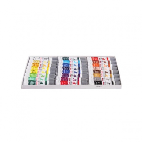 Краски акварельные художественные PENTEL Water Colours, НАБОР 24 цвета, туба 5 мл, картонная упаковка, WFRS-24 - фото 2