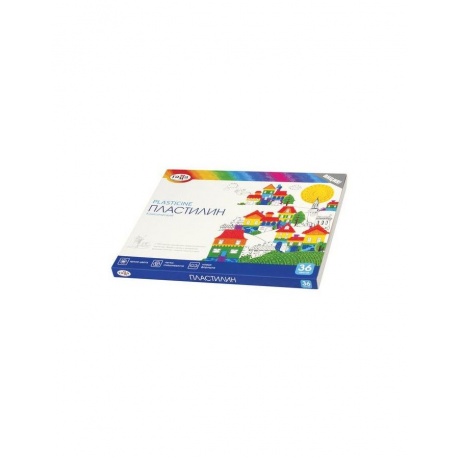 Пластилин классический ГАММА Классический, 36 цветов, 720 г, со стеком, картонная упаковка, 281037 - фото 1