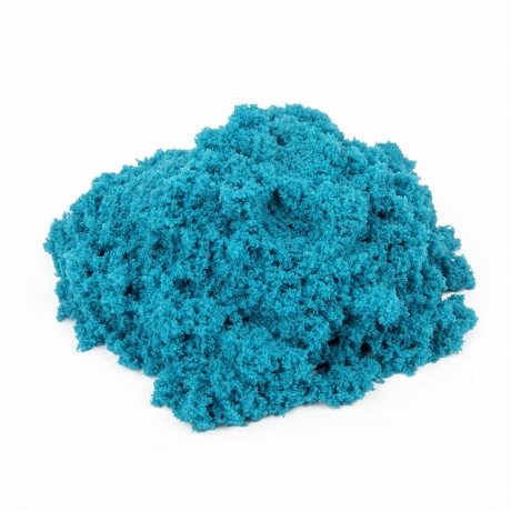 665095, Песок для лепки кинетический BRAUBERG KIDS, синий, 500 г, 2 формочки, ведерко, 665095 - фото 4