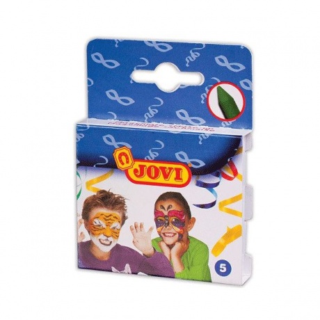 Грим для лица JOVI (Испания), 5 цветов, пигментированный воск, картонная упаковка, 175 - фото 1