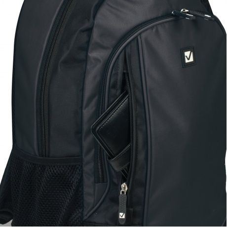 Рюкзак BRAUBERG B-TR1606 для старшеклассников/студентов, 22 л, черный, Навигатор, 30х17х45 см, 225291 - фото 6