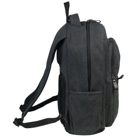 Рюкзак BRAUBERG для старшеклассников/студентов/молодежи, холщовый, Пульс, 20 литров, 44х30х14 см, 225296 - фото 3