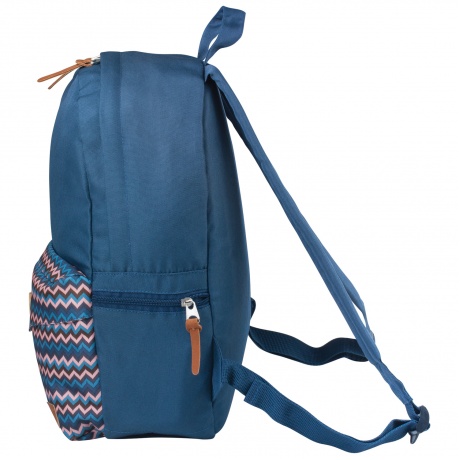 Рюкзак BRAUBERG, универсальный, сити-формат, синий, карман с пуговицей, 20 литров, 40х28х12 см, 225352 - фото 2