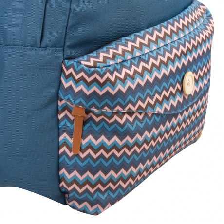 Рюкзак BRAUBERG, универсальный, сити-формат, синий, карман с пуговицей, 20 литров, 40х28х12 см, 225352 - фото 6