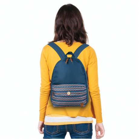 Рюкзак BRAUBERG, универсальный, сити-формат, синий, карман с пуговицей, 20 литров, 40х28х12 см, 225352 - фото 7