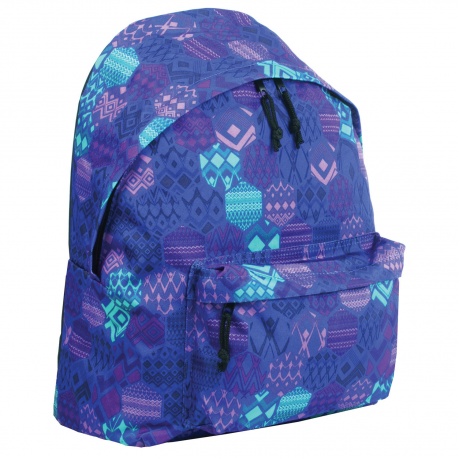 Рюкзак BRAUBERG, универсальный, сити-формат, фиолетовый, Фантазия, 20 литров, 41х32х14 см, 225365 - фото 5