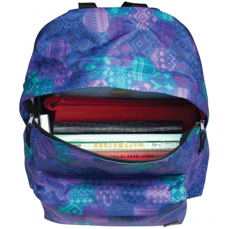 Рюкзак BRAUBERG, универсальный, сити-формат, фиолетовый, Фантазия, 20 литров, 41х32х14 см, 225365 - фото 7