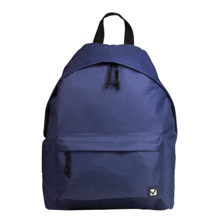 Рюкзак BRAUBERG, универсальный, сити-формат, один тон, синий, 20 литров, 41х32х14 см, 225373 - фото 1