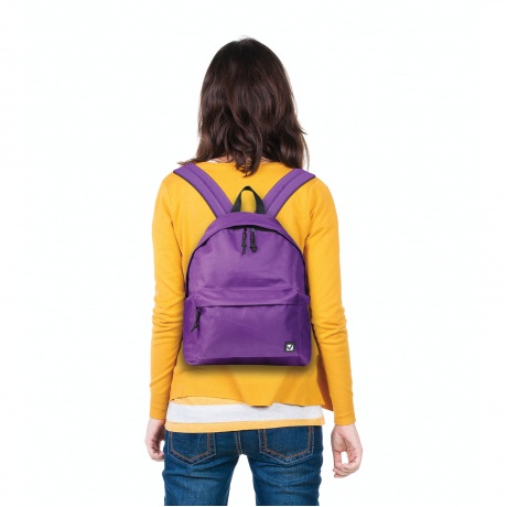 Рюкзак BRAUBERG, универсальный, сити-формат, один тон, фиолетовый, 20 литров, 41х32х14 см, 225376 - фото 8