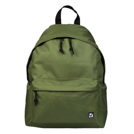 Рюкзак BRAUBERG, универсальный, сити-формат, один тон, зеленый, 20 литров, 41х32х14 см, 225382 - фото 1