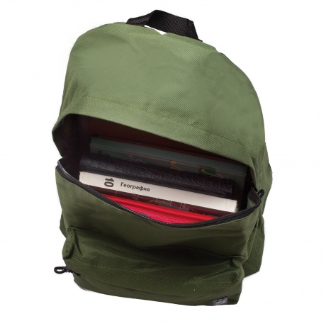 Рюкзак BRAUBERG, универсальный, сити-формат, один тон, зеленый, 20 литров, 41х32х14 см, 225382 - фото 7