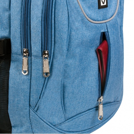 Рюкзак BRAUBERG для старших классов/студентов/молодежи, Скай, 30 литров, 46х34х18 см, 225517 - фото 8