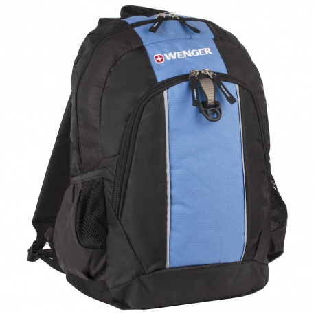 Рюкзак WENGER, универсальный, черно-голубой, 20 л, 32х14х45 см, 17222315 - фото 3