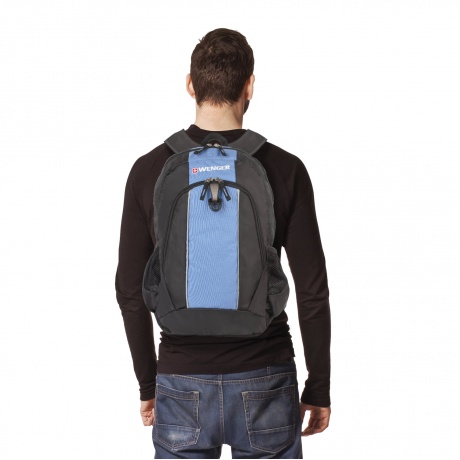 Рюкзак WENGER, универсальный, черно-голубой, 20 л, 32х14х45 см, 17222315 - фото 9