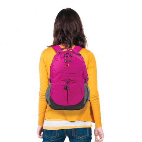 Рюкзак WENGER, универсальный, фуксия (пурпурный), 22 л, 34х14х46 см, 3001932408 - фото 4