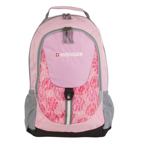 Рюкзак WENGER, универсальный, розовый, серые вставки, 20 л, 32х14х45 см, 31268415 - фото 2