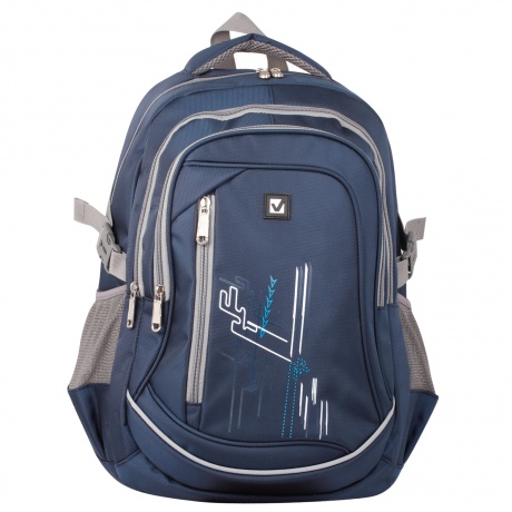 Рюкзак BRAUBERG для старшеклассников/студентов/молодежи, Старлайт, 30 литров, 46х34х18 см, 226342 - фото 1